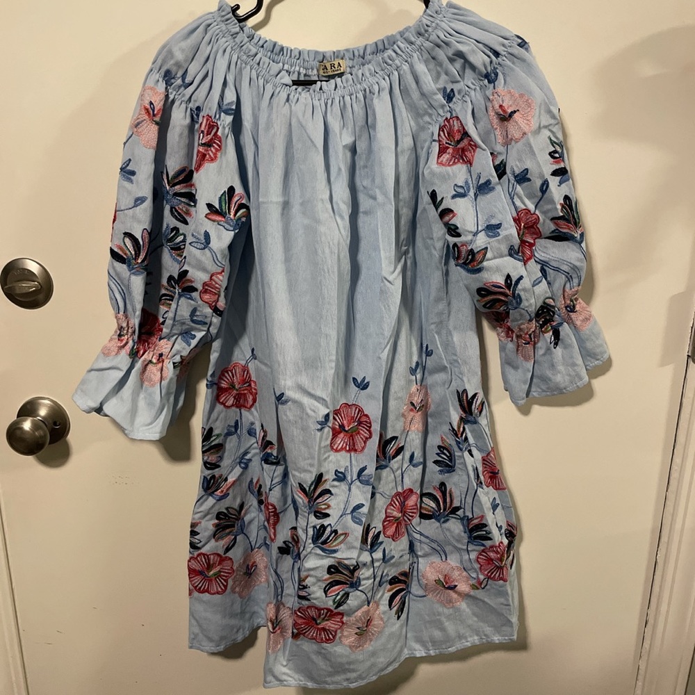 💙 zara floral dress 💙